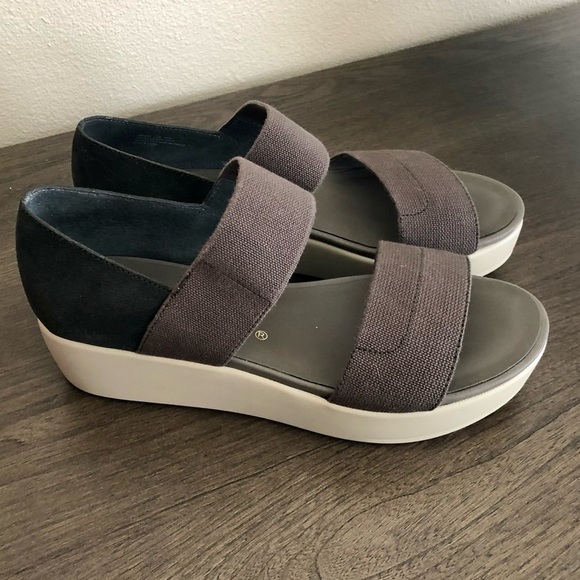 Super cute platform wedge sandals/shoes, Nicole Imogen in Mint - Picture 4 of 13